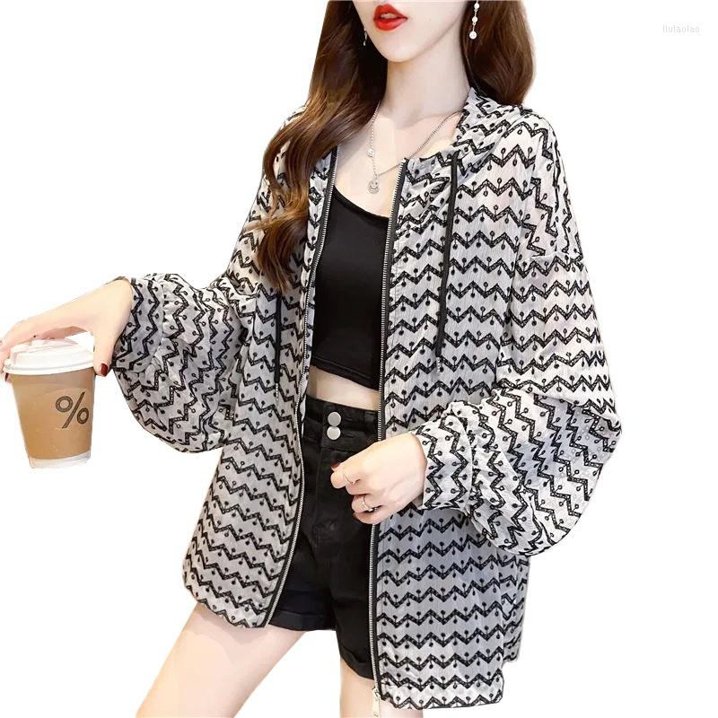 Women's Jackets Summer 2023 Long Sleeve Thin Sun Protection Clothing Jacket Women Mid-length Hooded Casual Breathable Loose Female Outerwear, Black
Women's Jackets Summer 2023 Long Sleeve Thin Sun Protection Clothing Jacket Women Mid-length Hooded Casual Breathable Loose Female Outerwear, Black
