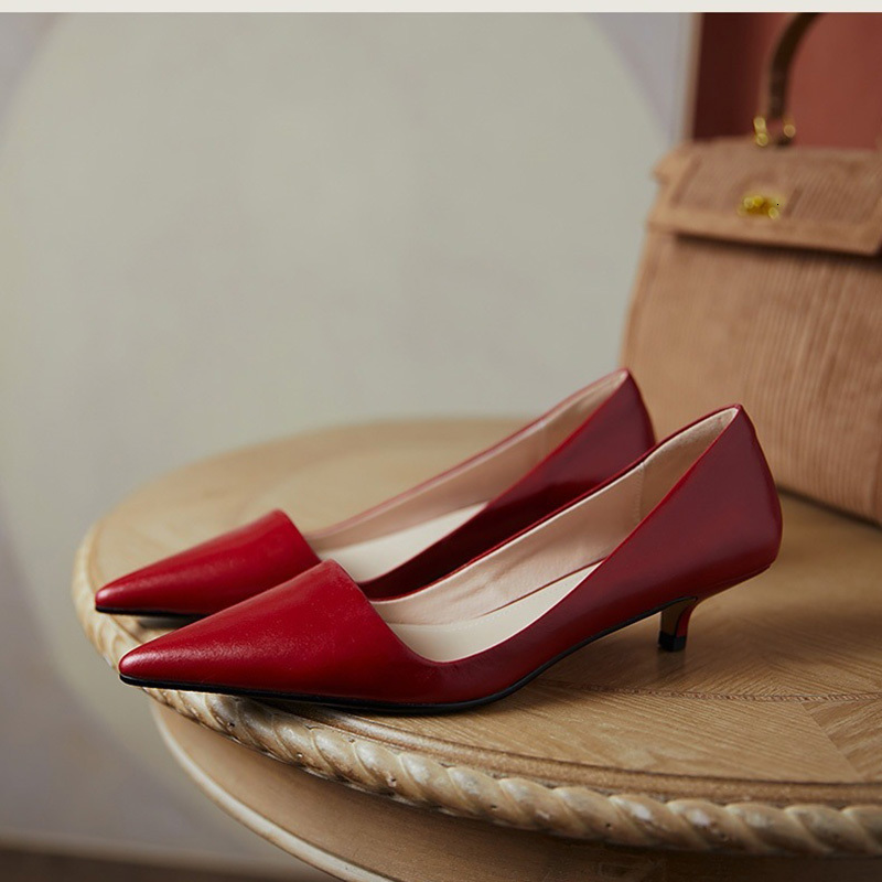 Dress Shoes French Low Heel Thin ed Kitten Single Spring Autumn Pointed Temperament Shallow Mouth Work Escarpins 230313, Wine red
Dress Shoes French Low Heel Thin ed Kitten Single Spring Autumn Pointed Temperament Shallow Mouth Work Escarpins 230313, Wine red