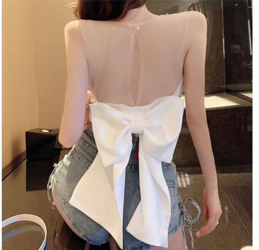 Women' Tanks Women' Gauze Patched Sleeveless Sexy High Waist Up-navel Back Big Bow Decoration Short Camis SML, Black
Women' Tanks Women' Gauze Patched Sleeveless Sexy High Waist Up-navel Back Big Bow Decoration Short Camis SML, Black
