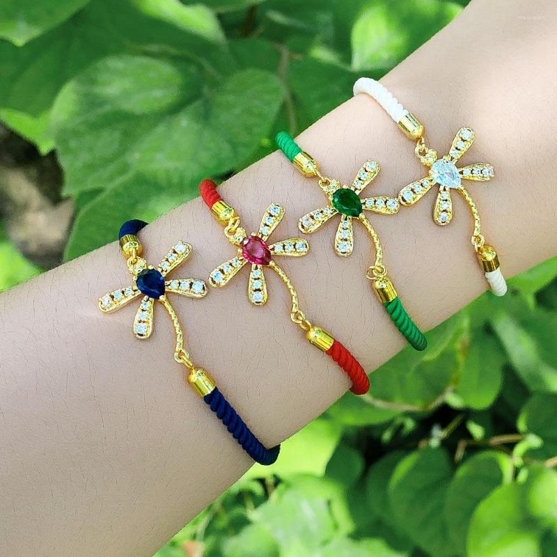 Charm Bracelets Fashion Personality Copper Material Insect Dragonfly Bracelet Female Adjustable Pull Chinese Rope Selling Hand Jewelry
Charm Bracelets Fashion Personality Copper Material Insect Dragonfly Bracelet Female Adjustable Pull Chinese Rope Selling Hand Jewelry
