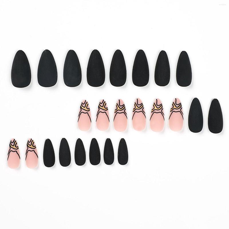 False Nails Frosted Solid Black Fake With Fashion Forward Design For Experienced People To Train Nail Art Skills, Dark khaki
False Nails Frosted Solid Black Fake With Fashion Forward Design For Experienced People To Train Nail Art Skills, Dark khaki