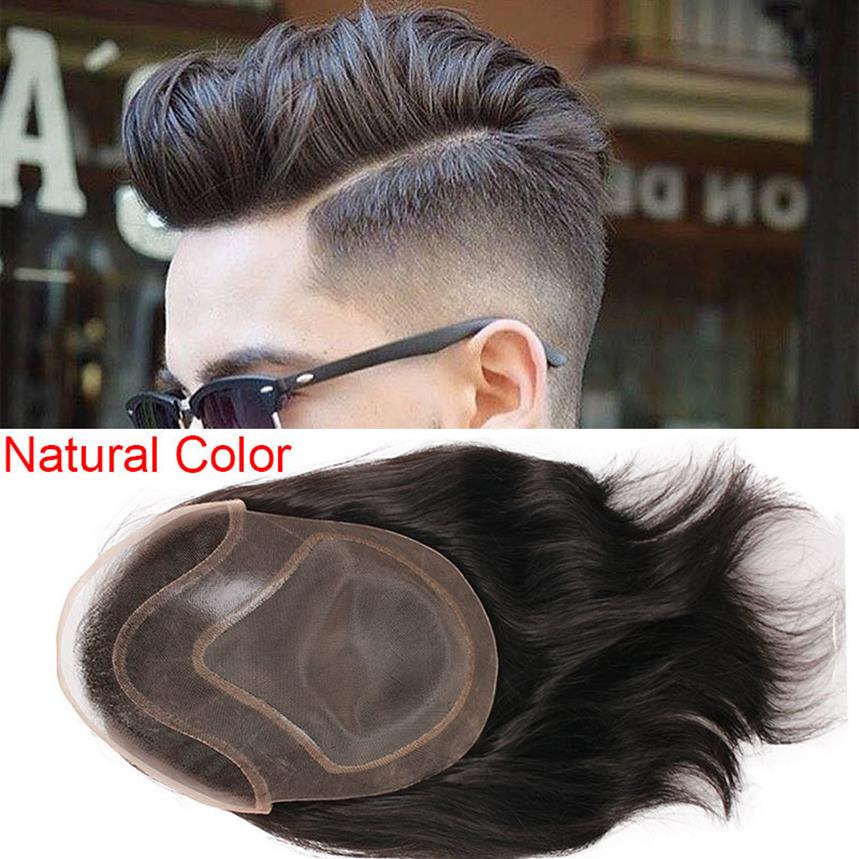 2021 Mens Toupee Hair PU with French Lace Wigs For Men European Remy Hu Hair Replacement Systems Hairpiece 10x8inch269D, Natural color
2021 Mens Toupee Hair PU with French Lace Wigs For Men European Remy Hu Hair Replacement Systems Hairpiece 10x8inch269D, Natural color