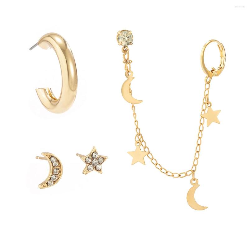 Backs Earrings Fashion Trendy Star Moon Crystals Ear Clip Cuff Wrap No Piercing-Clip On Cartilage For Women Party Earring
Backs Earrings Fashion Trendy Star Moon Crystals Ear Clip Cuff Wrap No Piercing-Clip On Cartilage For Women Party Earring