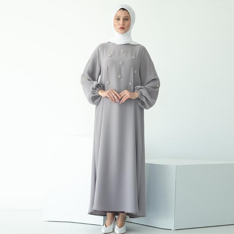 Ethnic Clothing Women Muslim Dimond Pearl Maxi Abaya Dress Loose Nidha Long Sleeves Dubai Turkey Islam Clothes Caftan Robe Modest Gown
Ethnic Clothing Women Muslim Dimond Pearl Maxi Abaya Dress Loose Nidha Long Sleeves Dubai Turkey Islam Clothes Caftan Robe Modest Gown