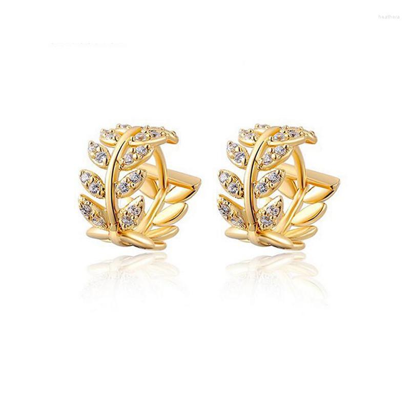 Hoop Earrings Leaves Zircons For Women Girls Trendy Classic Gold Silver Earring Party Fashion Jewelry Gifts
Hoop Earrings Leaves Zircons For Women Girls Trendy Classic Gold Silver Earring Party Fashion Jewelry Gifts