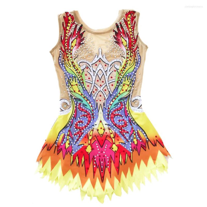 Stage Wear Rhythmic Leotards Dress Figure Skating Girls Modern Dance Performance Professional Ballroom Ballet Child, Gold
Stage Wear Rhythmic Leotards Dress Figure Skating Girls Modern Dance Performance Professional Ballroom Ballet Child, Gold