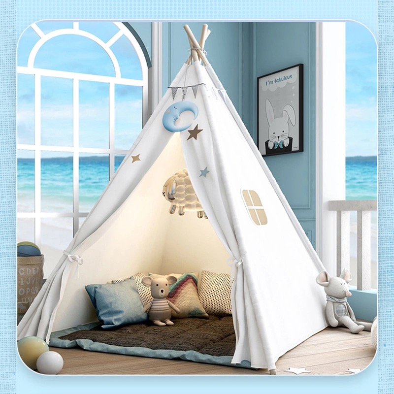 Kids Tent Teepee Portable Children's Wigwam Indoor Outdoor Foldable Cotton Indian Canvas Child PLay House Tipi Room Decor
Kids Tent Teepee Portable Children's Wigwam Indoor Outdoor Foldable Cotton Indian Canvas Child PLay House Tipi Room Decor