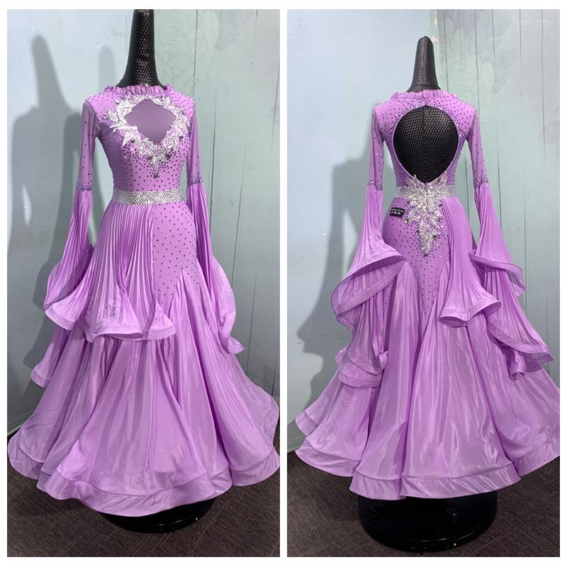 Stage Wear GOODANPAR Customized Ballroom Dance Dress Standard For Competition Modern Costume, Custom color
Stage Wear GOODANPAR Customized Ballroom Dance Dress Standard For Competition Modern Costume, Custom color