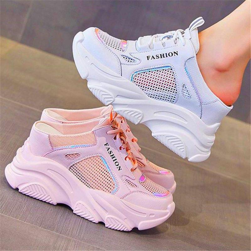 Dress Shoes Mules Women's Summer Cow Leather Platform Sandals Wedge Slippers High Heels Fashion Sneakers 34 35 36 37 38 39, Pink
Dress Shoes Mules Women's Summer Cow Leather Platform Sandals Wedge Slippers High Heels Fashion Sneakers 34 35 36 37 38 39, Pink