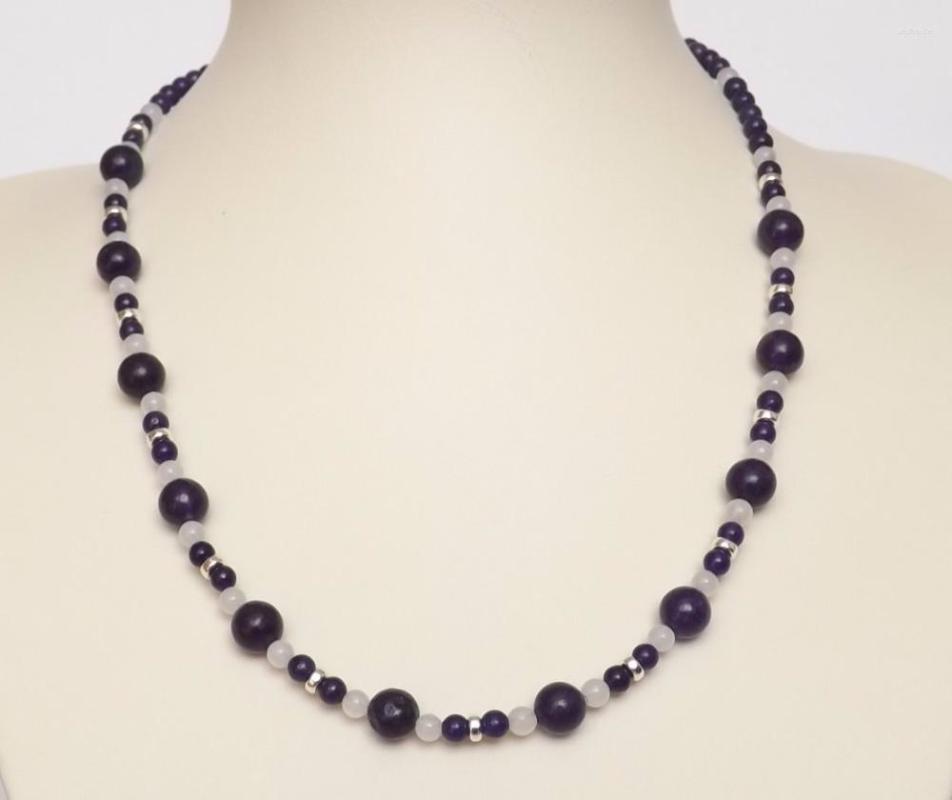 Chains Long Necklaces Nature Stone Purple Quartz And Whitejade Necklace Endless Infinity Beaded Yoga Mala Beads Fashion
Chains Long Necklaces Nature Stone Purple Quartz And Whitejade Necklace Endless Infinity Beaded Yoga Mala Beads Fashion