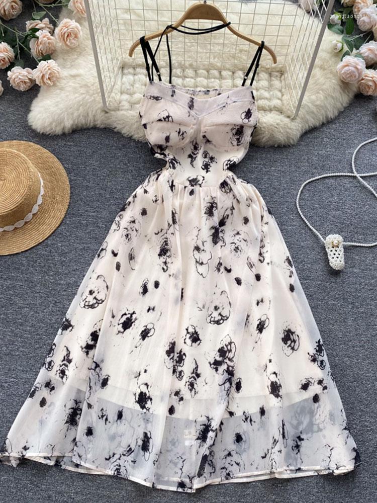 Casual Dresses Bohemian Summer Robe Sexy Off Shoulder Floral Dress Women Party Spaghetti Strap Boho Sleeveless Vintage Midi Chiffon Long, Khaki
Casual Dresses Bohemian Summer Robe Sexy Off Shoulder Floral Dress Women Party Spaghetti Strap Boho Sleeveless Vintage Midi Chiffon Long, Khaki