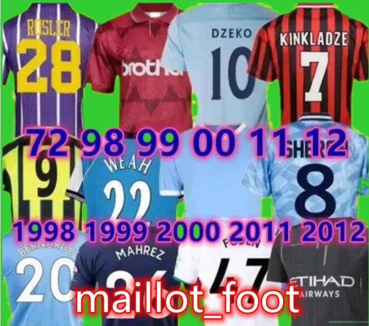 Retro Man City Soccer Jerseys 72 98 99 00 11 12 1998 1999 2000 2011 2012 Haaland EIDOS Gallagher WEAH Tevez Kun Aguero Dzeko Kompany Vintage Manchester Shirts Classic
Retro Man City Soccer Jerseys 72 98 99 00 11 12 1998 1999 2000 2011 2012 Haaland EIDOS Gallagher WEAH Tevez Kun Aguero Dzeko Kompany Vintage Manchester Shirts Classic