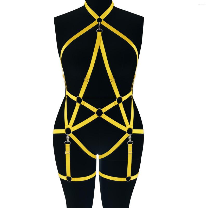 Garters Bondage Lady Body Cage Goth Yellow Sexy Lingerie Belts Fetish Underwear Harness Straps Bra Waist To Women Festive Carnival, White
Garters Bondage Lady Body Cage Goth Yellow Sexy Lingerie Belts Fetish Underwear Harness Straps Bra Waist To Women Festive Carnival, White