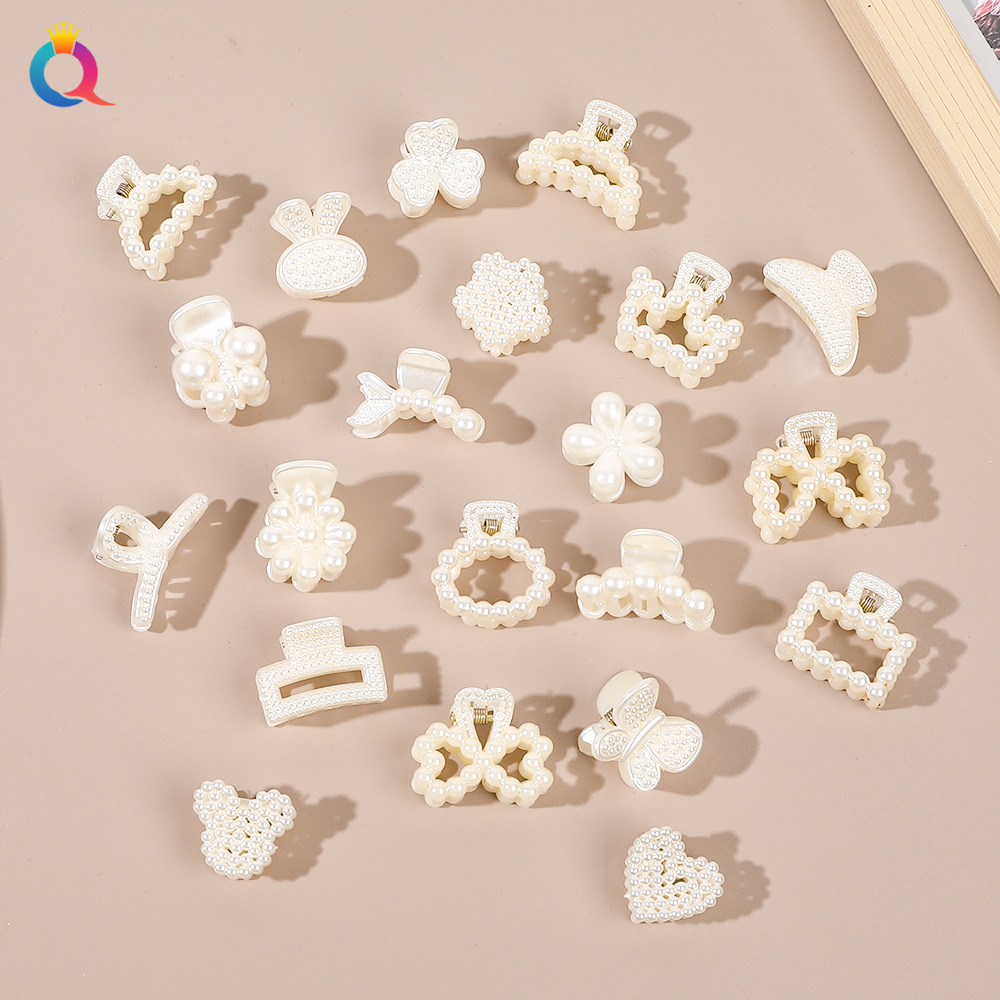 Sweet Mini Round Butterfly Pearl Ribbon Hair Clips for Women Girls Bangs Hair Claw Chic Barrettes Claw Crab Hairpins Styling Fashion Hair Accessories 1909, 12
Sweet Mini Round Butterfly Pearl Ribbon Hair Clips for Women Girls Bangs Hair Claw Chic Barrettes Claw Crab Hairpins Styling Fashion Hair Accessories 1909, 12