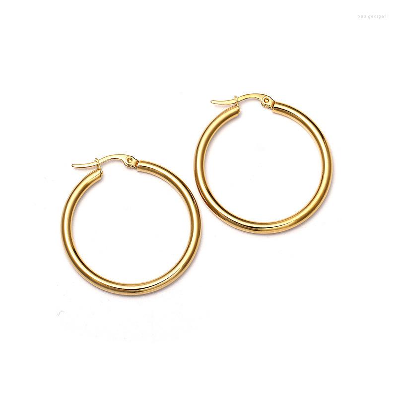 Hoop Earrings Stainless Steel Gold Circle For Women Vintage Fashion Statement Simple Minimalist Charm Party Ear Jewelry
Hoop Earrings Stainless Steel Gold Circle For Women Vintage Fashion Statement Simple Minimalist Charm Party Ear Jewelry