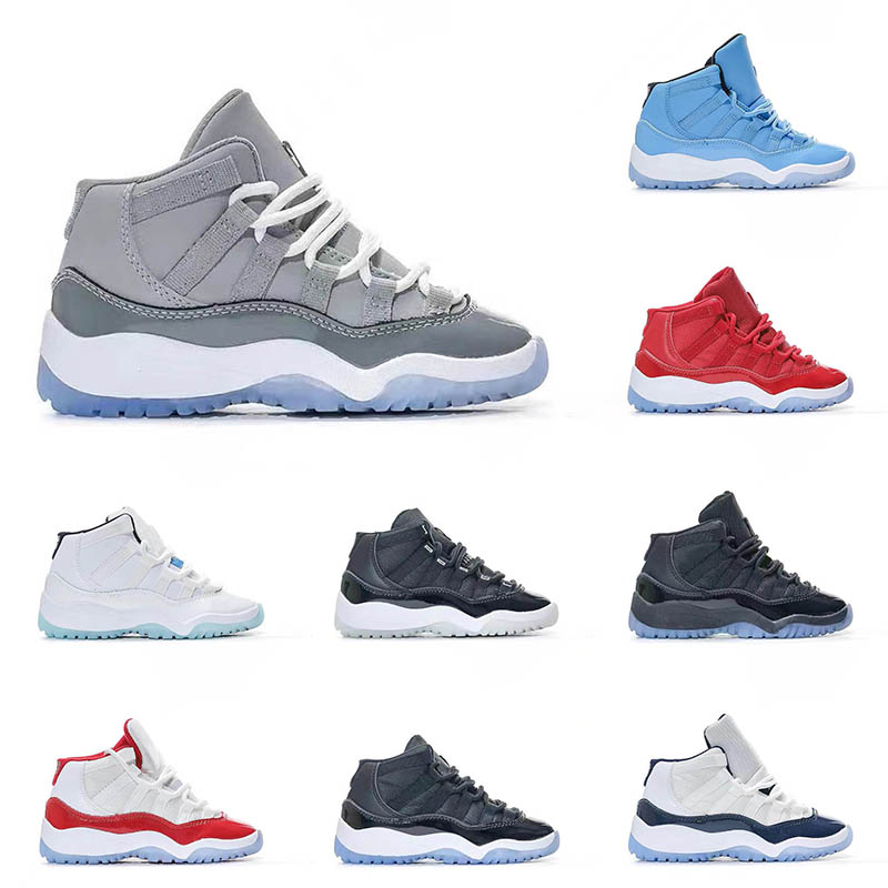 Cool Grey 11 11s Kid Basketball Shoes Outdoor Sneakers Athletic Baby Youth Sports Jogging Unc Cherry Concord Space Jam Jumpman Trainers Eur 26-35
Cool Grey 11 11s Kid Basketball Shoes Outdoor Sneakers Athletic Baby Youth Sports Jogging Unc Cherry Concord Space Jam Jumpman Trainers Eur 26-35