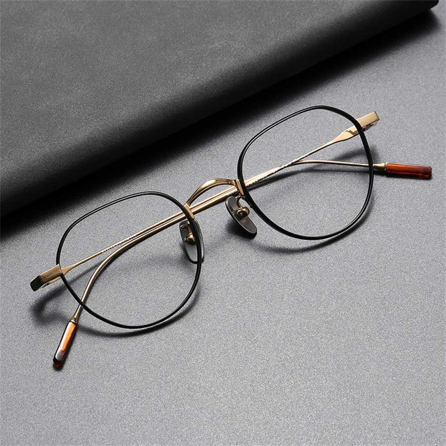 Sunglasses 2023 new Pure titanium hand-made 80803 irregular eyeglass frame art can be equipped with short-sighted anti blue light glasses
Sunglasses 2023 new Pure titanium hand-made 80803 irregular eyeglass frame art can be equipped with short-sighted anti blue light glasses
