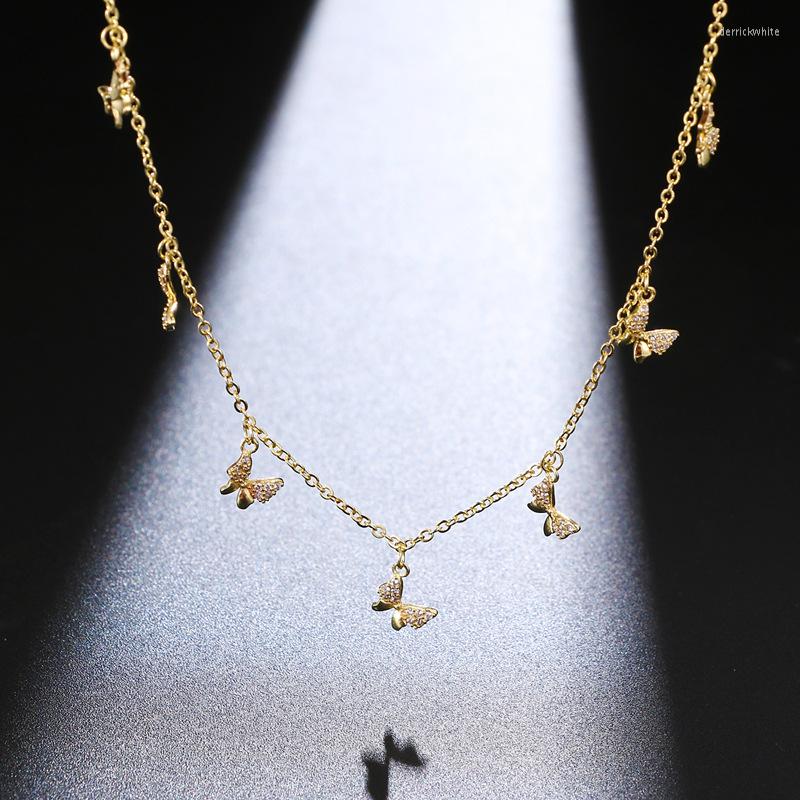 Pendant Necklaces South Korean Women Small Butterfly Inlaid ARTIFICIAL ZIRCON MESH Red Chain Bone Smooth Fashion Exquisite Gift From
Pendant Necklaces South Korean Women Small Butterfly Inlaid ARTIFICIAL ZIRCON MESH Red Chain Bone Smooth Fashion Exquisite Gift From