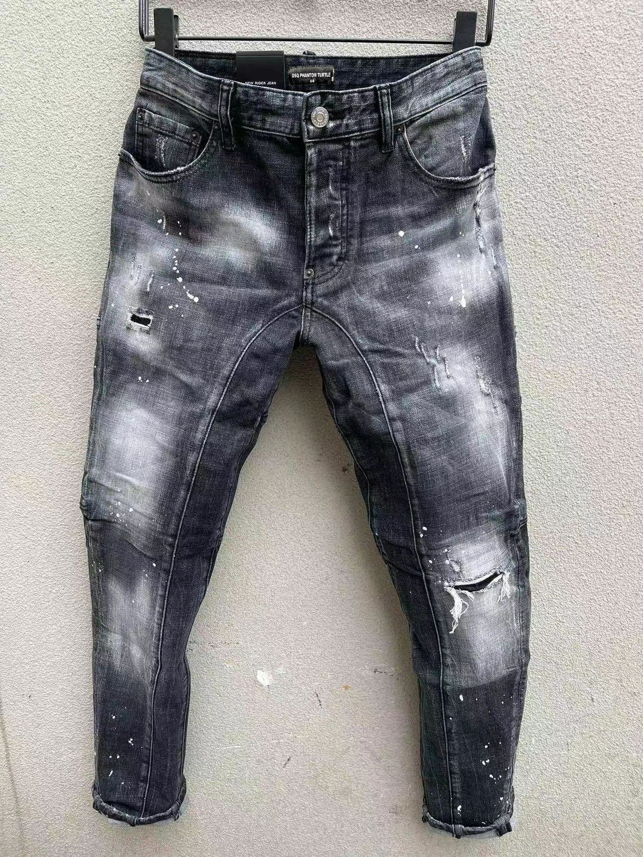 DSQ PHANTOM TURTLE Men's Jeans Classic Fashion Man Jeans Hip Hop Rock Moto Mens Casual Design Ripped Jeans Distressed Skinny Denim Biker Jeans 6932, As picture
DSQ PHANTOM TURTLE Men's Jeans Classic Fashion Man Jeans Hip Hop Rock Moto Mens Casual Design Ripped Jeans Distressed Skinny Denim Biker Jeans 6932, As picture