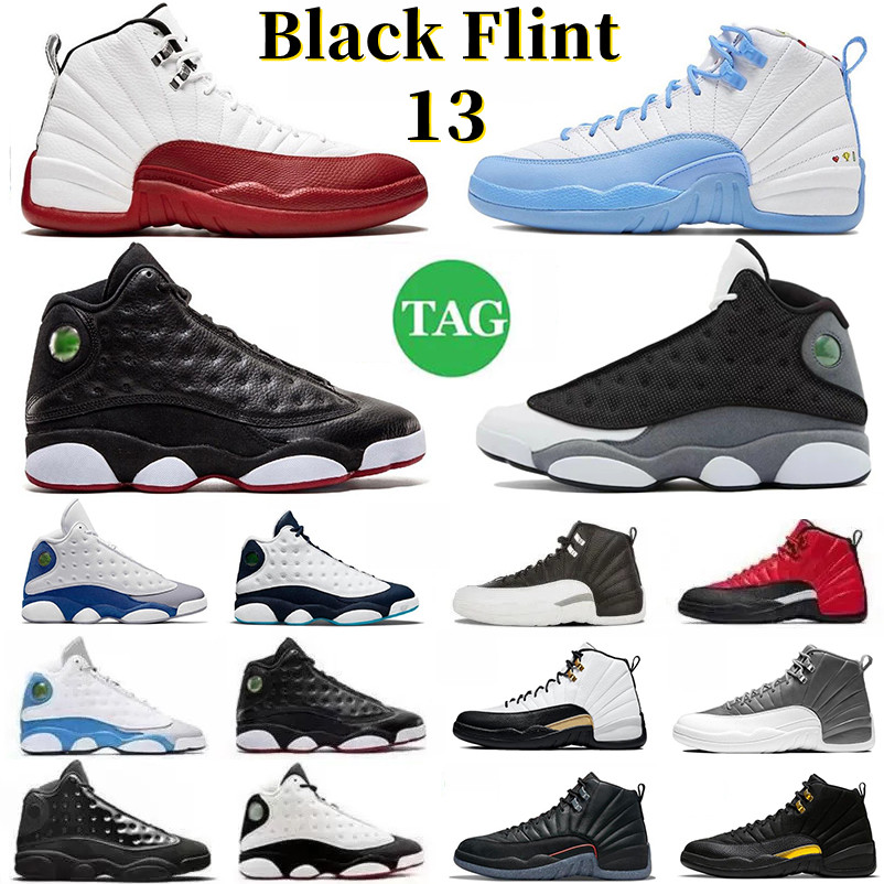NEW 13 Black Flint Basketball Shoes Cherry Stealth UNC Hyper Royal Black Playoffs Royalty French University Brave Blue Obsidian Men Outdoor, Color#26
NEW 13 Black Flint Basketball Shoes Cherry Stealth UNC Hyper Royal Black Playoffs Royalty French University Brave Blue Obsidian Men Outdoor, Color#26