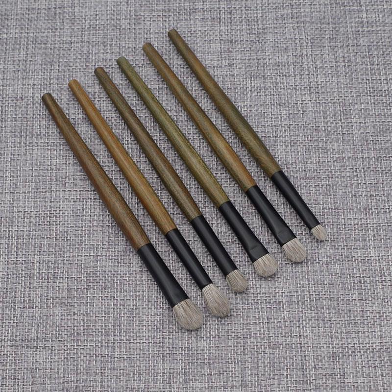 Makeup Brushes Professional Handmade Set Goat Horse Hair Eye Shadow Blending Brush Green Sandalwood Handle Make Up Kit
Makeup Brushes Professional Handmade Set Goat Horse Hair Eye Shadow Blending Brush Green Sandalwood Handle Make Up Kit