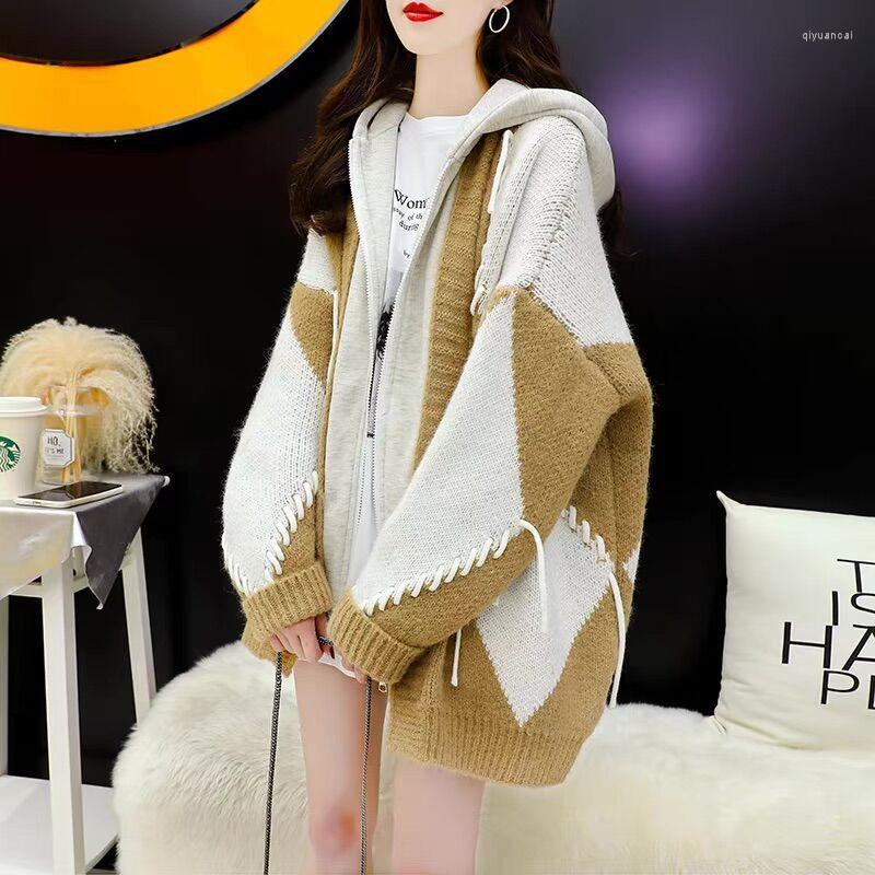 Women's Knits Loose Women Sweater Cardigan Autumn Winter 2023 Korean Version Thickened Knitted Zipper Jacket Coat, Picture color
Women's Knits Loose Women Sweater Cardigan Autumn Winter 2023 Korean Version Thickened Knitted Zipper Jacket Coat, Picture color