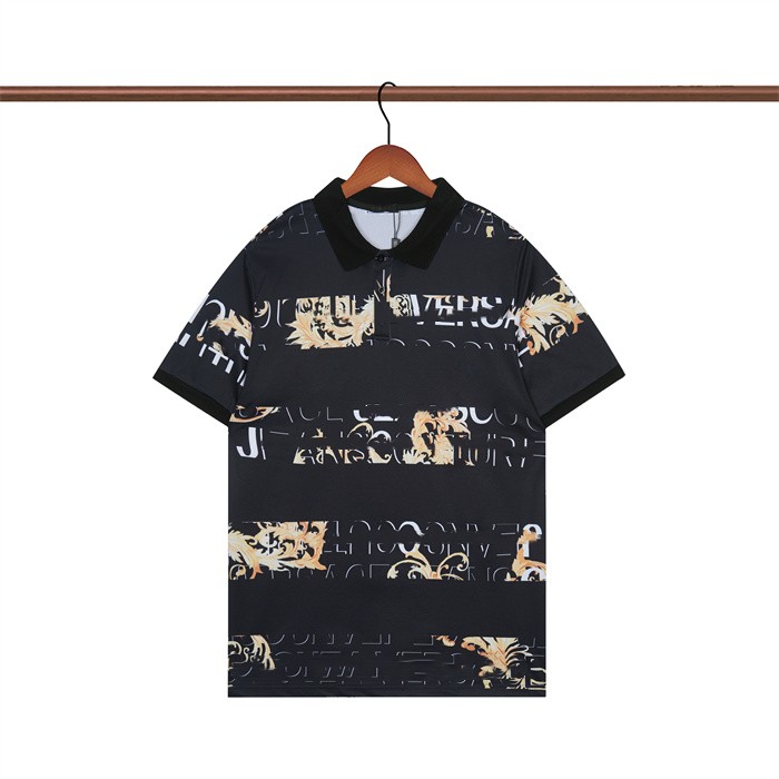 Mens Fashion Polo Shirt Womens Casual Loose T Shirts Graphic Tees Classic Pattern Short Sleeve Men Women Summer Business Polos Shirt-M-2XL#058-060, Black
Mens Fashion Polo Shirt Womens Casual Loose T Shirts Graphic Tees Classic Pattern Short Sleeve Men Women Summer Business Polos Shirt-M-2XL#058-060, Black