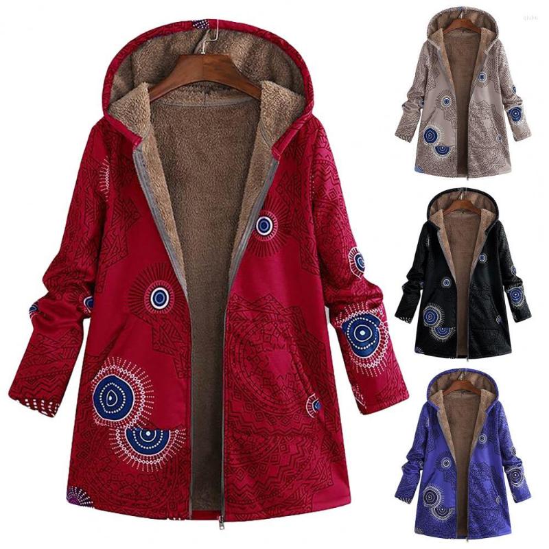 Women's Jackets Great Women Jacket Print Lady Coat Zipper All Match Long Sleeve Plush Warm Winter, Blue
Women's Jackets Great Women Jacket Print Lady Coat Zipper All Match Long Sleeve Plush Warm Winter, Blue