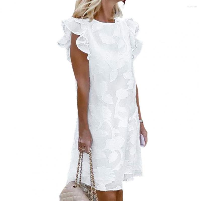 Casual Dresses Summer Dress Women 2023 Round Neck Hollow Knee-length Midi Stacked Ruffle Short Sleeve Jacquard Female Clothes, Black
Casual Dresses Summer Dress Women 2023 Round Neck Hollow Knee-length Midi Stacked Ruffle Short Sleeve Jacquard Female Clothes, Black