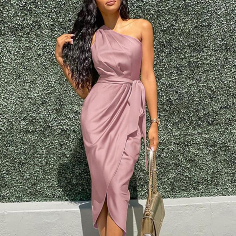 Casual Dresses One Shoulder Ruched Design Party Dress Bodycon Midi Sheath Slim Package Hip, Grey
Casual Dresses One Shoulder Ruched Design Party Dress Bodycon Midi Sheath Slim Package Hip, Grey