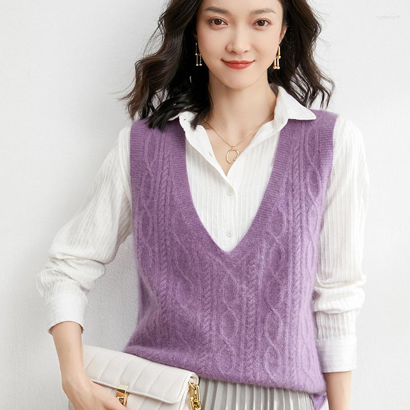 Women's Sweaters Autumn And Winter Style Pure Wool Youth Pullover Sweater Women's Big V-Neck Twisted Western Sleeveless Loose Fashion, Blue
Women's Sweaters Autumn And Winter Style Pure Wool Youth Pullover Sweater Women's Big V-Neck Twisted Western Sleeveless Loose Fashion, Blue