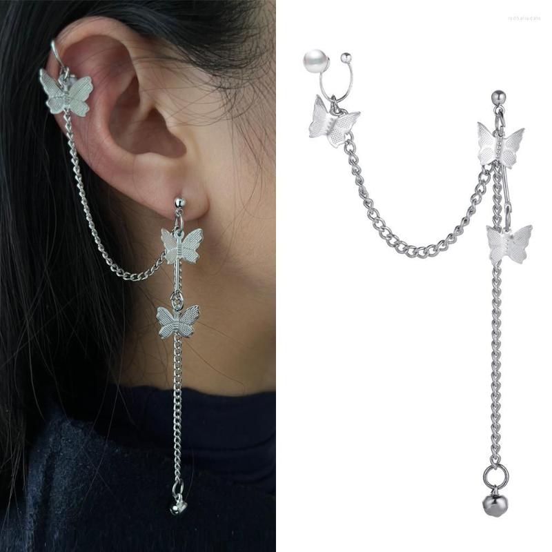 Backs Earrings WUKALO 2023 Fashion Silver Color Butterfly Clip For Women Simple Fake Cartilage Long Tassel Ear Cuff Jewelry Gift
Backs Earrings WUKALO 2023 Fashion Silver Color Butterfly Clip For Women Simple Fake Cartilage Long Tassel Ear Cuff Jewelry Gift