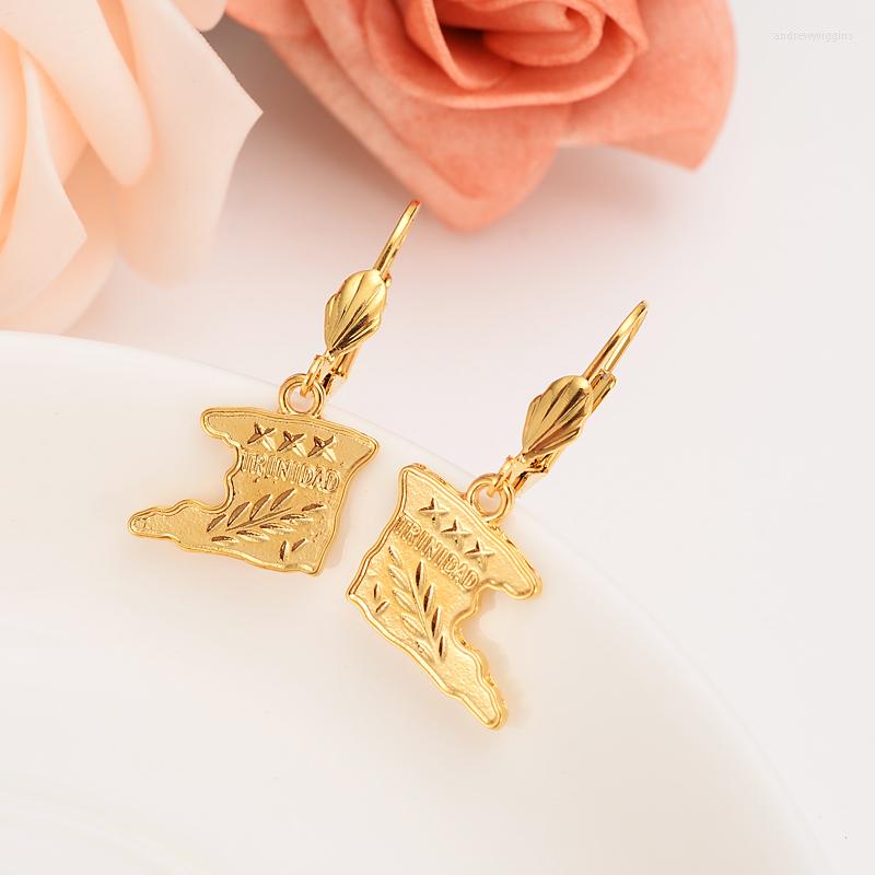 Hoop Earrings Gold Color Trinidad And Tobago Map Cute Drop Elegant Fashion Earring For Women Exquisite Accessories
Hoop Earrings Gold Color Trinidad And Tobago Map Cute Drop Elegant Fashion Earring For Women Exquisite Accessories