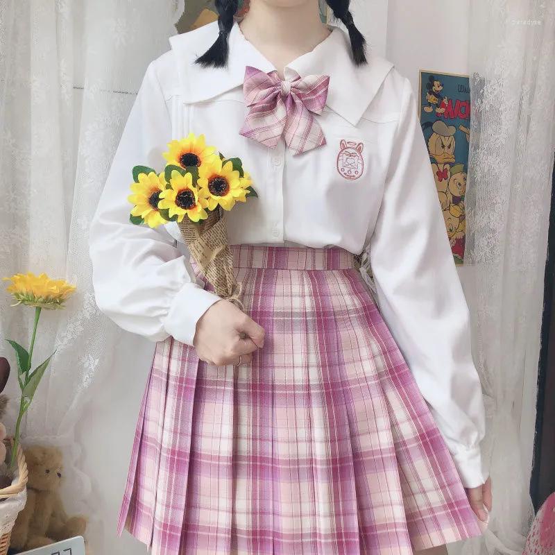 Skirts JK Uniform 2023 Autumn Korean Version Versatile Long Sleeve Shirt Female Student College Style Pleated Skirt Drop, 01
Skirts JK Uniform 2023 Autumn Korean Version Versatile Long Sleeve Shirt Female Student College Style Pleated Skirt Drop, 01
