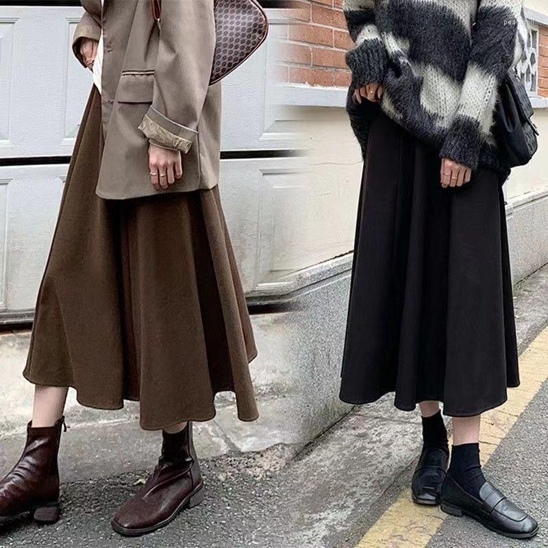 Skirts Oversized Women' Dress Looks Slim Solid Color A-line Skirt Fat 200kg Autumn And Winter Umbrella Half, Black
Skirts Oversized Women' Dress Looks Slim Solid Color A-line Skirt Fat 200kg Autumn And Winter Umbrella Half, Black