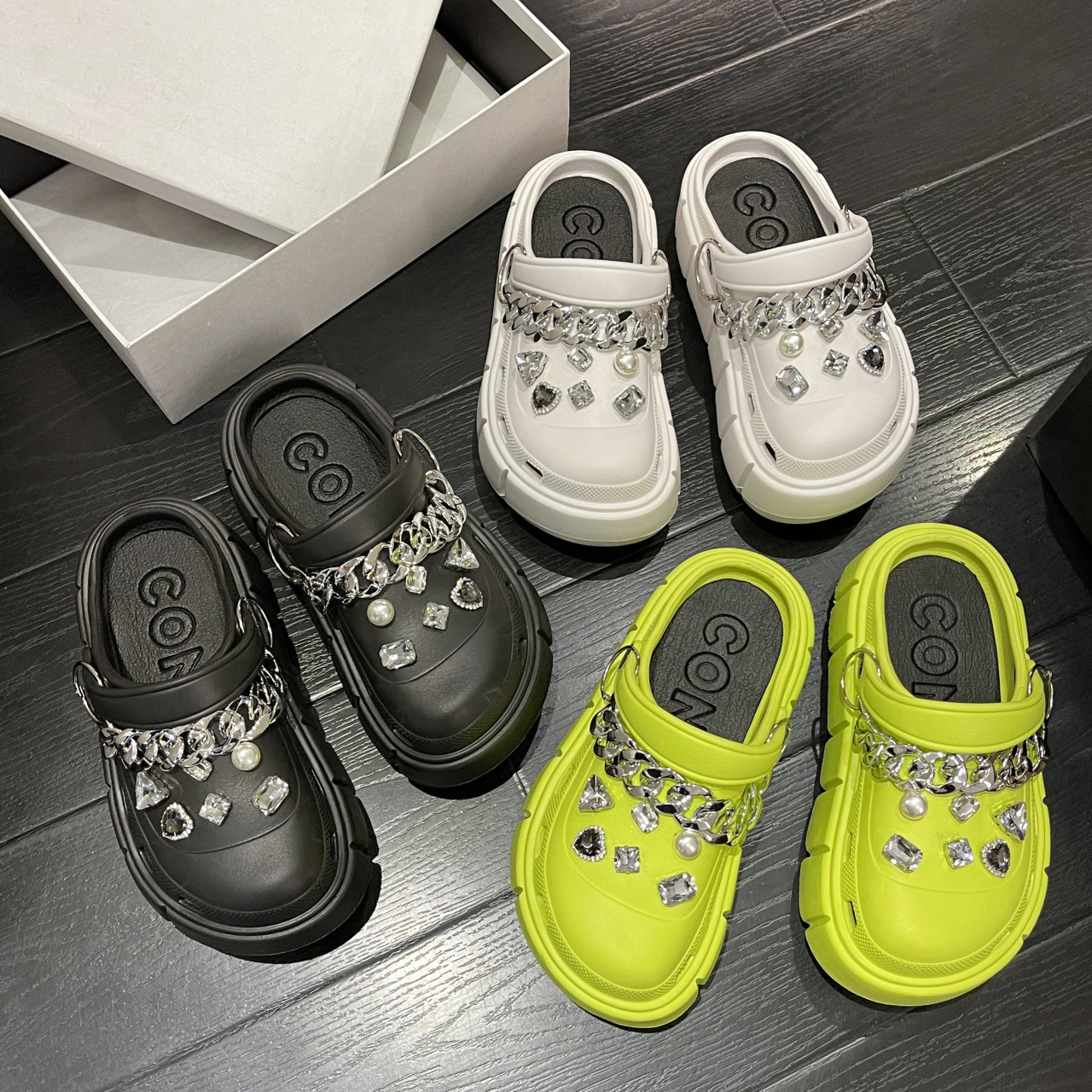Sandals Summer Women Slippers Platform Wedges Shoes Outdoor Clogs Thick Sole Street Beach Slipper Ladies Flip Flops Garden 230313, Black no charms
Sandals Summer Women Slippers Platform Wedges Shoes Outdoor Clogs Thick Sole Street Beach Slipper Ladies Flip Flops Garden 230313, Black no charms