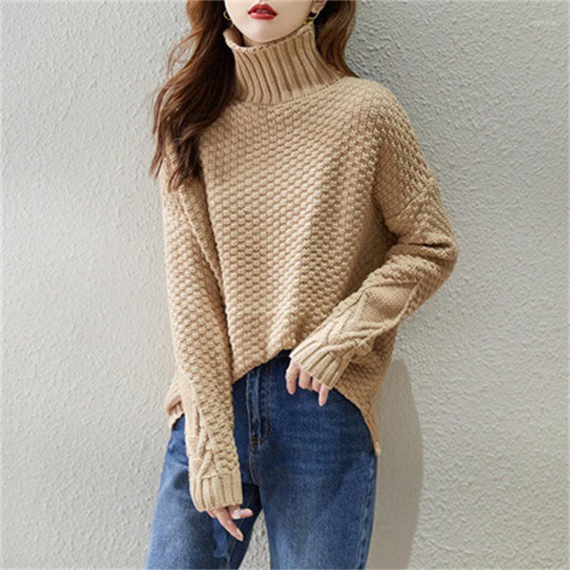 Women's Sweaters Korean High-Neck Thick-Thread Sweater Women's 2023 Autumn And Winter Retro Loose All-Match Long Sleeve Pullover Knit, Black
Women's Sweaters Korean High-Neck Thick-Thread Sweater Women's 2023 Autumn And Winter Retro Loose All-Match Long Sleeve Pullover Knit, Black