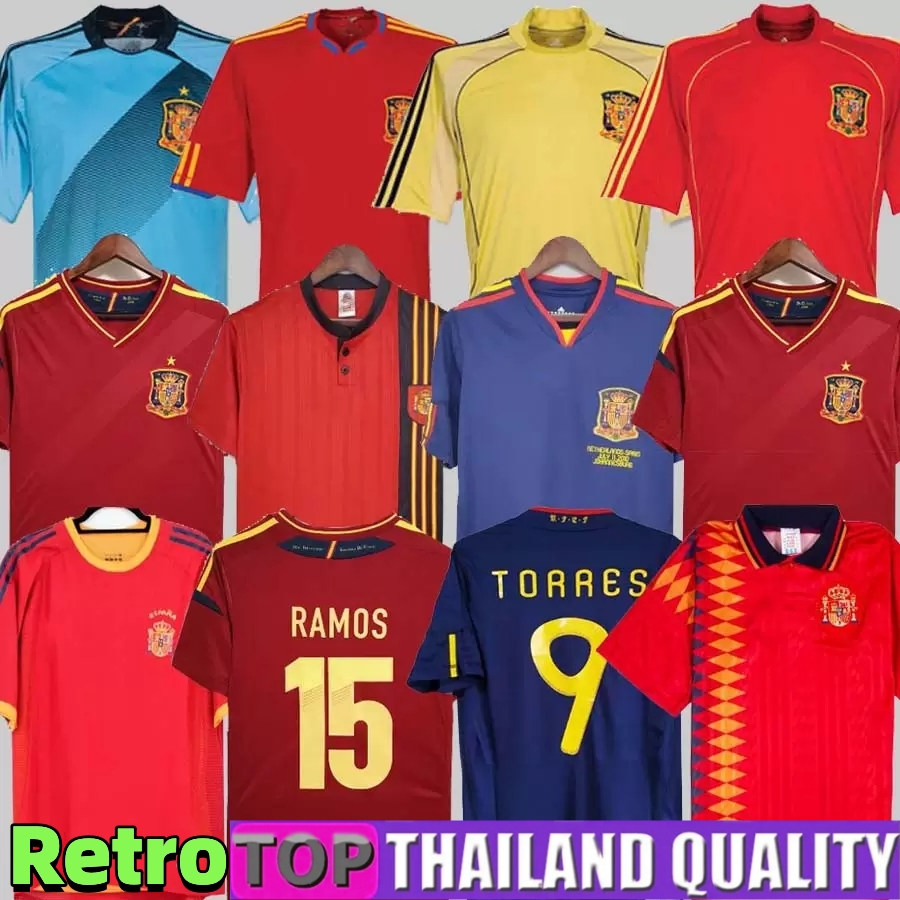 final 2010 Spain retro soccer Jersey 1996 1994 RAUL XAVI Hierro LUIS ENRIQUE ALONSO Caminero Iniesta PUYOL PIQUE David Villa TORRES football t shirt Guardiola RAMOS, 1994 home jersey
final 2010 Spain retro soccer Jersey 1996 1994 RAUL XAVI Hierro LUIS ENRIQUE ALONSO Caminero Iniesta PUYOL PIQUE David Villa TORRES football t shirt Guardiola RAMOS, 1994 home jersey