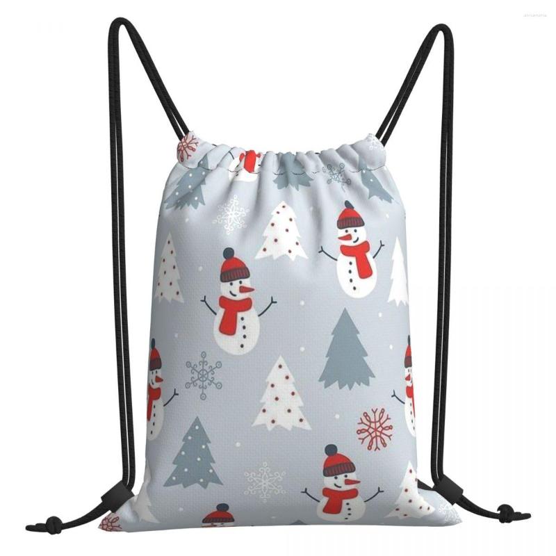 Shopping Bags Christmas Snowman Happy Year Print Drawstring Men Women Storage Backpack Teenager Travel Bag Multi-function Pocket, White
Shopping Bags Christmas Snowman Happy Year Print Drawstring Men Women Storage Backpack Teenager Travel Bag Multi-function Pocket, White