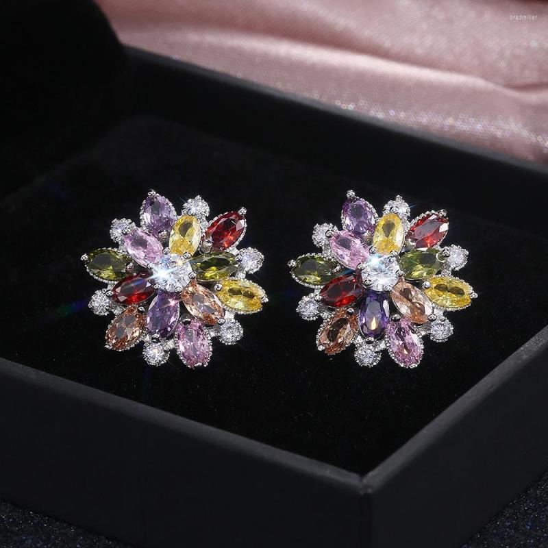 Stud Earrings Modyle Colorful Flower For Women Luxury Bohemia Crystal Floral Pattern Earring Elegant Banquet Jewelry
Stud Earrings Modyle Colorful Flower For Women Luxury Bohemia Crystal Floral Pattern Earring Elegant Banquet Jewelry