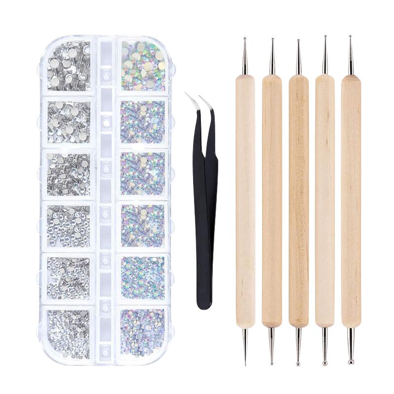 Nail Art Decorations Pcs AB Crystal Rhinestones Gems Gemstones Crystals Jewels 5 Picking Pen And Tweezer Flatback StonesNail
Nail Art Decorations Pcs AB Crystal Rhinestones Gems Gemstones Crystals Jewels 5 Picking Pen And Tweezer Flatback StonesNail