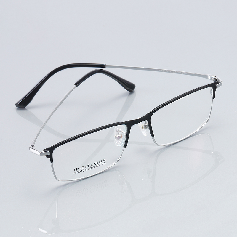 Men's full-frame business rack ultra-light height number stability frame pure titanium prescription mirror high-end men's simple look far look near glasses
Men's full-frame business rack ultra-light height number stability frame pure titanium prescription mirror high-end men's simple look far look near glasses