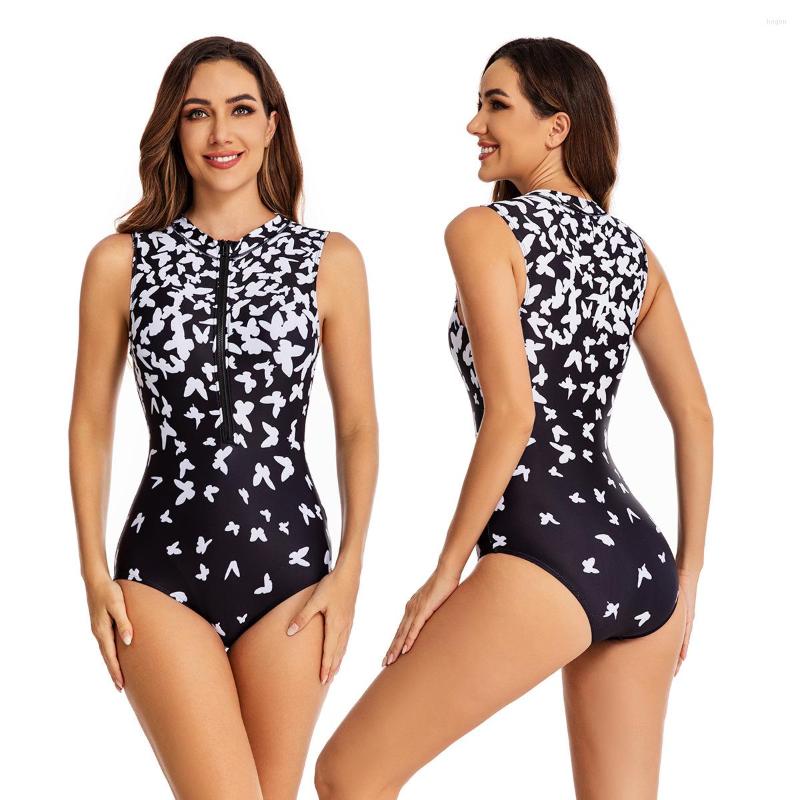 Women' Swimwear Diving One Piece Swimsuit Zipper Sleeveless Women Bathing Suit Rash Guard Surfing Swimming Women' Rashguard, A1
Women' Swimwear Diving One Piece Swimsuit Zipper Sleeveless Women Bathing Suit Rash Guard Surfing Swimming Women' Rashguard, A1