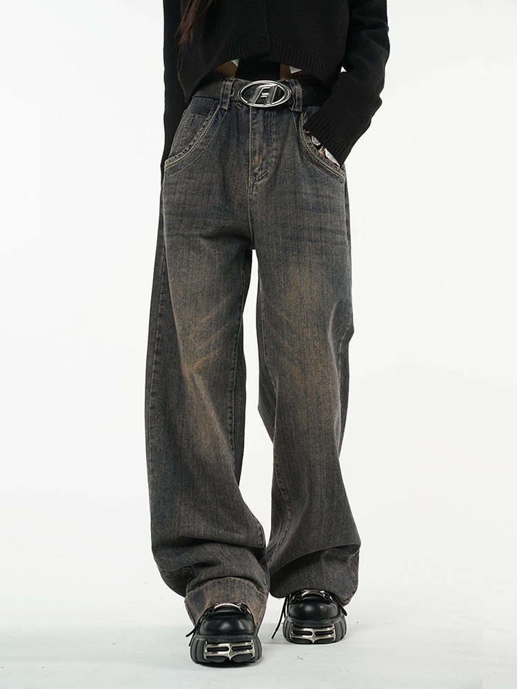 Womens Jeans Harajuku High Waist Streetwear Baggy Hiphop Women Pants Autumn Winter Straight Wide Leg Y2K Feamle 230313, As shown
Womens Jeans Harajuku High Waist Streetwear Baggy Hiphop Women Pants Autumn Winter Straight Wide Leg Y2K Feamle 230313, As shown