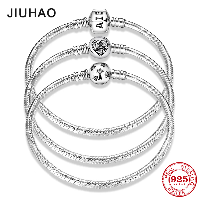 Charm Bracelets 925 Sterling Silver Round Shape Snake Chain for Womens Accessories Fashion Jewelry Valentines Mothers Day Gift 230313
Charm Bracelets 925 Sterling Silver Round Shape Snake Chain for Womens Accessories Fashion Jewelry Valentines Mothers Day Gift 230313