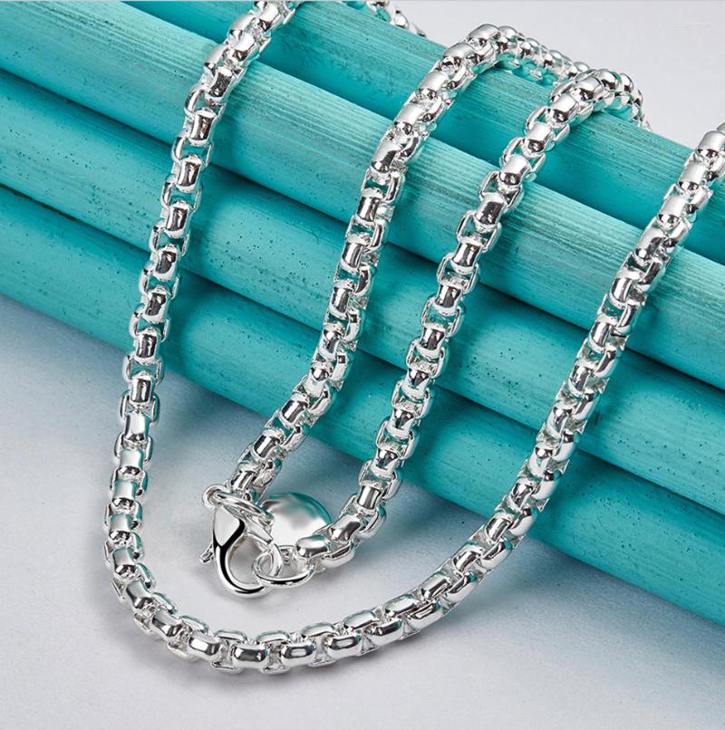 Chains 925 Sterling Silver Round Box Necklace 24 Inch Chain For Woman Man Wedding Engagement Party Jewelry Halloween Gift
Chains 925 Sterling Silver Round Box Necklace 24 Inch Chain For Woman Man Wedding Engagement Party Jewelry Halloween Gift