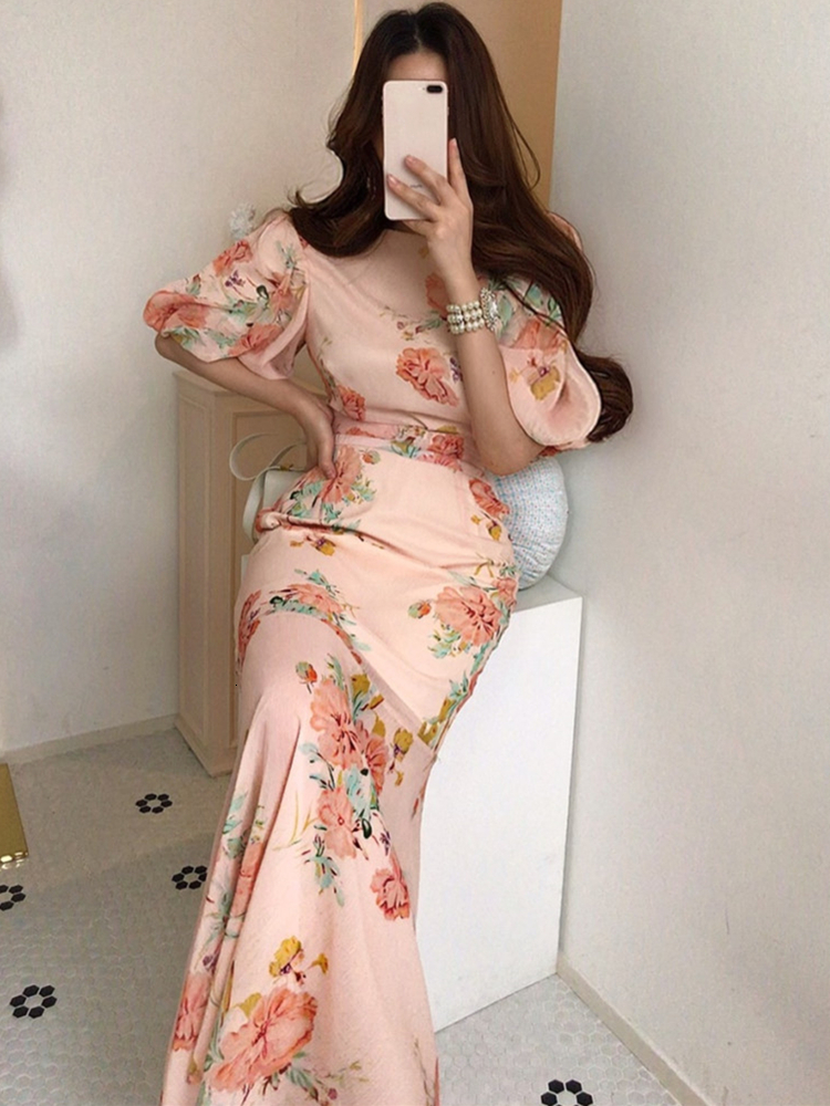Casual Dresses Summer Women Fashion Chic Floral Midi Dress Female Elegant Puff Sleeve Vestidos Ladies Korea Style Party Vestdios 230313, Multi
Casual Dresses Summer Women Fashion Chic Floral Midi Dress Female Elegant Puff Sleeve Vestidos Ladies Korea Style Party Vestdios 230313, Multi