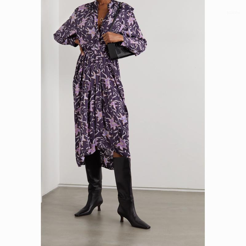 Casual Dresses Spring And Autumn Style Elegant Long Sleeves Waist Fashion Printing Dress Women, Blue
Casual Dresses Spring And Autumn Style Elegant Long Sleeves Waist Fashion Printing Dress Women, Blue