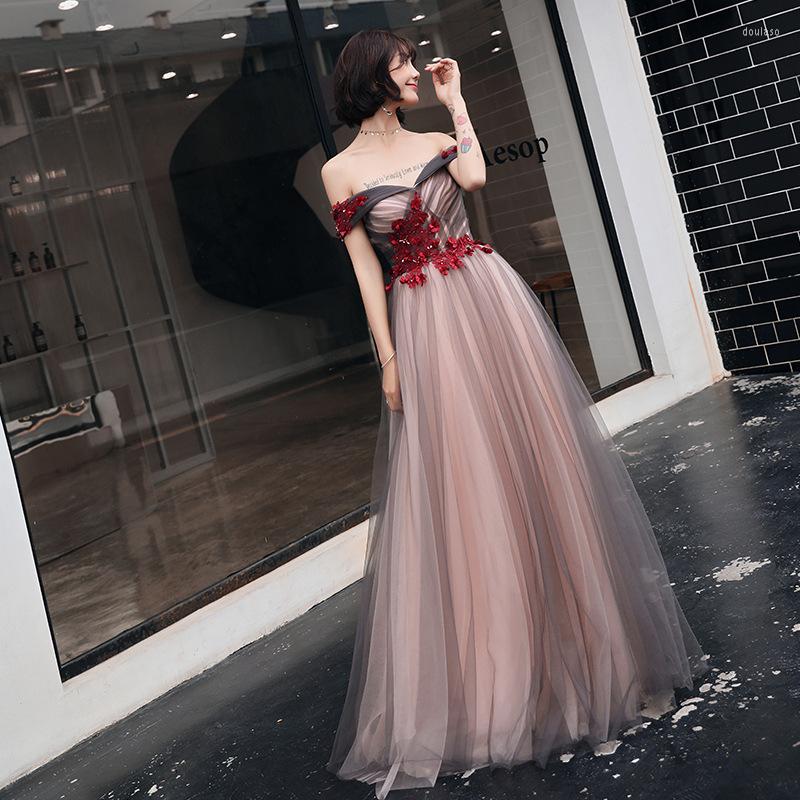 Ethnic Clothing Sexy Slash Neck Evening Party Dress Temperament Celebrity Banquet Elegant Slim Hostess Dreamy Maxi Mesh
Ethnic Clothing Sexy Slash Neck Evening Party Dress Temperament Celebrity Banquet Elegant Slim Hostess Dreamy Maxi Mesh