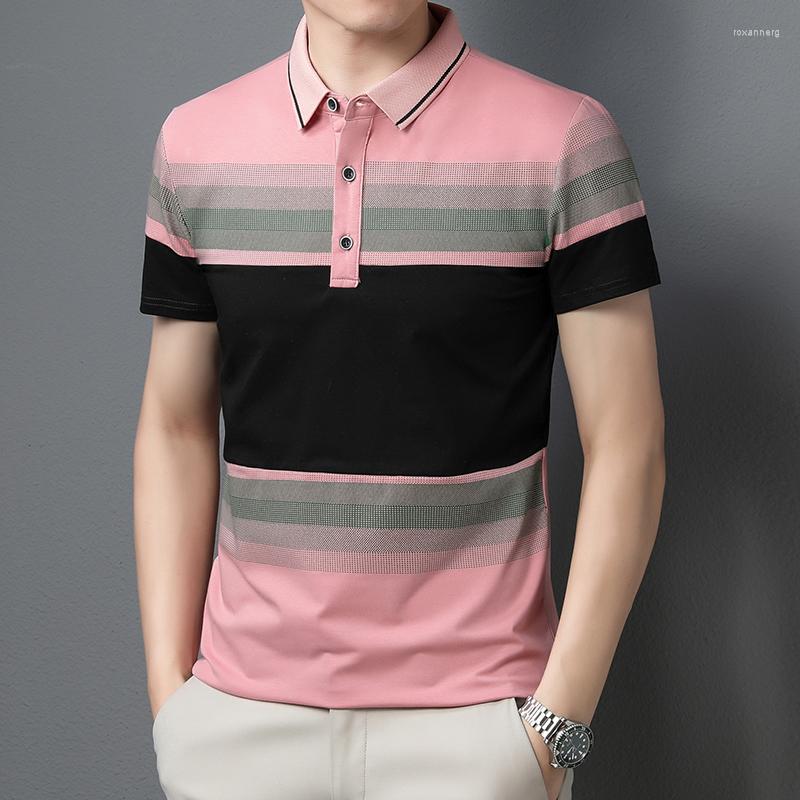 Men's Polos 2023 Summer Mens Polo Shirts Brand Quality Cotton Golf Shirt Male Business Fashion Stripes Tops Short Sleeve Top Clothing, Dark grey
Men's Polos 2023 Summer Mens Polo Shirts Brand Quality Cotton Golf Shirt Male Business Fashion Stripes Tops Short Sleeve Top Clothing, Dark grey